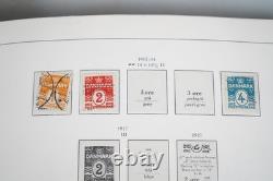 DANEMARK ANNÉES 1870-1990 COLLECTION DE PLUS DE 1 000 TIMBRES, PRINCIPALEMENT OBLITÉRÉS, DANS UN ALBUM STENDER