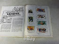 DC Super Hero Stamp Album 1976 Toutes Les Timbres Mais 1, Batman Superman Wonder Woman