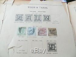 Dans Le Monde Entier / Fr / Commonwealth Stamp Collection In Old Album