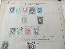 Dans Le Monde Entier / Fr / Commonwealth Stamp Collection In Old Album