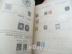 Dans Le Monde Entier / Fr / Commonwealth Stamp Collection In Old Album