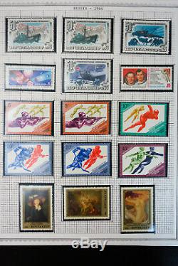Dans Le Monde Entier Loaded 9 Années 1800 Album 2001 Stamp Collection