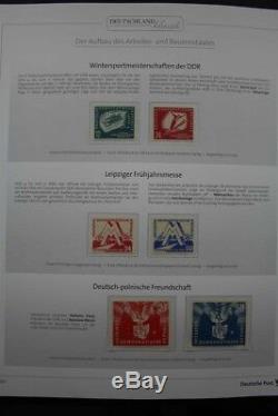 Ddr Allemagne Premium Mnh 1949-1990 Collection De Timbres Luxus 6 Albums