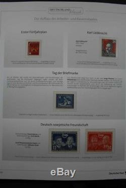 Ddr Allemagne Premium Mnh 1949-1990 Collection De Timbres Luxus 6 Albums