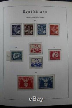 Ddr Deutschland Allemagne Mnh 1949-1990 Collection De Timbres De 3 Albums Du Phare