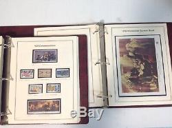 Deux Anciennes Albums De Timbres Collection Heritage Chargés De Timbres États-unis Unhinged