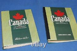 Deux Volumes Canada Et Provinces Dans La Collection D'album De Timbres De Harris 2500 $ + Nice