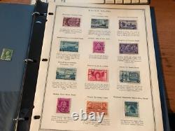 Deux albums de timbres aux pages partiellement remplies