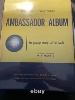 Dossier de collection de timbres-poste de l'album Ambassadeur avec timbres comme indiqué Dossier de collection de timbres-poste de l'album Ambassadeur avec timbres comme indiqué
