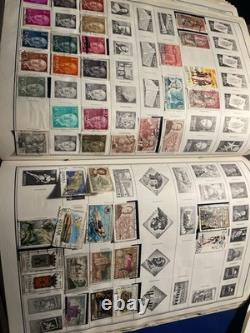 Dossier de collection de timbres-poste de l'album Ambassadeur avec timbres comme indiqué