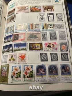 Dossier de collection de timbres-poste de l'album Ambassadeur avec timbres comme indiqué