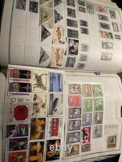 Dossier de collection de timbres-poste de l'album Ambassadeur avec timbres comme indiqué