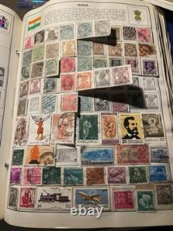 Dossier de collection de timbres-poste de l'album Ambassadeur avec timbres comme indiqué