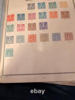ÉNORME ALBUM SCOTT VINTAGE rempli de Timbres Internationaux de Haute Valeur. Incroyable