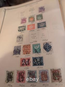 ÉNORME ALBUM SCOTT VINTAGE rempli de Timbres Internationaux de Haute Valeur. Incroyable