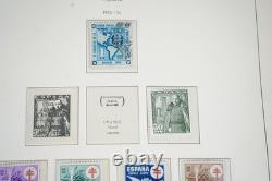 ESPAGNE ANNÉES 1950-1970 COLLECTION DE PRÈS DE 1 500 TIMBRES CONSERVÉS DANS UN ALBUM LIGHTHOUSE