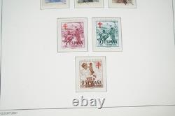 ESPAGNE ANNÉES 1950-1970 COLLECTION DE PRÈS DE 1 500 TIMBRES CONSERVÉS DANS UN ALBUM LIGHTHOUSE