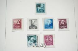 ESPAGNE ANNÉES 1950-1970 COLLECTION DE PRÈS DE 1 500 TIMBRES CONSERVÉS DANS UN ALBUM LIGHTHOUSE