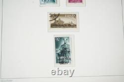 ESPAGNE ANNÉES 1950-1970 COLLECTION DE PRÈS DE 1 500 TIMBRES CONSERVÉS DANS UN ALBUM LIGHTHOUSE