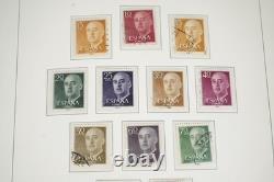 ESPAGNE ANNÉES 1950-1970 COLLECTION DE PRÈS DE 1 500 TIMBRES CONSERVÉS DANS UN ALBUM LIGHTHOUSE