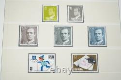 ESPAGNE ANNÉES 1980 COLLECTION DE PLUS DE 400 TIMBRES NEUFS CONSERVÉS DANS UN ALBUM LINDNER