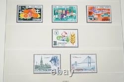ESPAGNE ANNÉES 1980 COLLECTION DE PLUS DE 400 TIMBRES NEUFS CONSERVÉS DANS UN ALBUM LINDNER