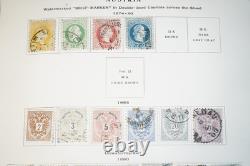 EUROPE CENTRALE 1850-1950 COLLECTION DE PLUS DE 2300 TIMBRES NEUFS ET USAGÉS DANS UN ALBUM SCOTT