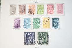 EUROPE CENTRALE 1850-1950 COLLECTION DE PLUS DE 2300 TIMBRES NEUFS ET USAGÉS DANS UN ALBUM SCOTT