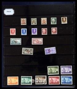 EUROPE Europa 1930-1945 MNH MH Utilisé Allemagne WWII 2 Albums de Timbres SAFE Collection