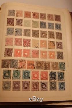 Early 1850's & Up Apprx 480 Colonies Espagne Colonies Stamps Collection Collection Album