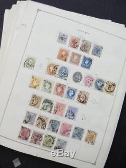 Edw1949sell Austria Collection Mint & Used Très Propre Sur Les Pages D'albums Cat 2170 $