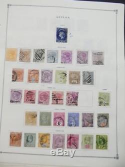 Edw1949sell Ceylon Collection Mint & Used Très Propre Sur Les Pages D'album. Chat 550 $ +
