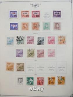Edw1949sell Chine Prc Mint & Used Collection Sur Les Pages De L'album Entre 1949-1960