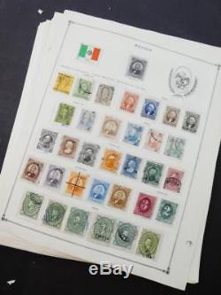 Edw1949sell Mexico Collection Mint & Used Très Propre Sur Les Pages D'album. Chat 1260 $
