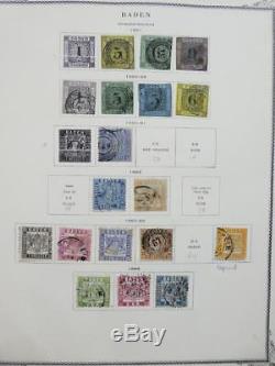 Edw1949sell States Allemand, Collection Old Time Mint & Used Sur Pages D'album