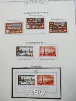 Edw1949sell Suisse Belle, La Plupart Du Temps Collection Mint Og Sur Les Pages De L'album