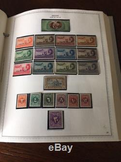 Egypte Collection Dans Minkus Album Mint 1927 1991 + Palestine 850+ Stamps Ag