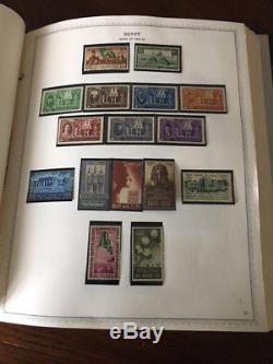 Egypte Collection Dans Minkus Album Mint 1927 1991 + Palestine 850+ Stamps Ag