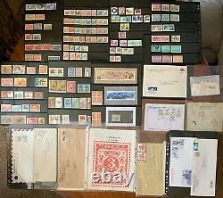 Énorme Chine Timbres, Couverture, Et Collection De Cartes Postales! 2 Albums Shanghai Hong Kong +