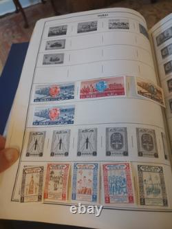 Énorme album Deluxe Statesman HE Harris chargé de précieux trésors philatéliques
