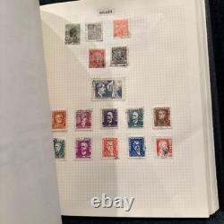 Énorme album vintage Stanley Gibbons Devon 1 494 timbres, 37 pays 1940-70