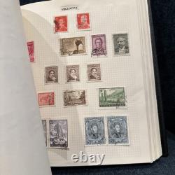 Énorme album vintage Stanley Gibbons Devon 1 494 timbres, 37 pays 1940-70