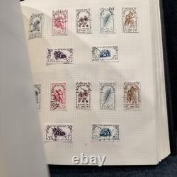 Énorme album vintage Stanley Gibbons Devon 1 494 timbres, 37 pays 1940-70