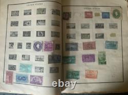 Enorme collection internationale de timbres dans un album Scott moderne