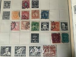 Enorme collection internationale de timbres dans un album Scott moderne