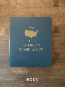 Énorme collection vintage de timbres américains dans un album, presque complète, États-Unis