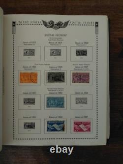 Énorme collection vintage de timbres américains dans un album, presque complète, États-Unis Énorme collection vintage de timbres américains dans un album, presque complète, États-Unis