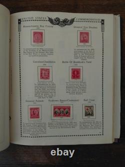 Énorme collection vintage de timbres américains dans un album, presque complète, États-Unis