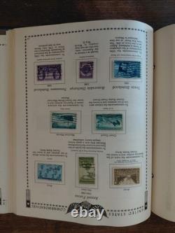 Énorme collection vintage de timbres américains dans un album, presque complète, États-Unis