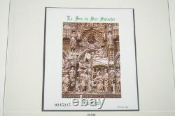 Espagne 1997-2000 Collection de 170 timbres et 25 feuillets souvenirs dans un album Lindner